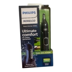 Philips Norelco Nose Trimmer 3000 Black and Green
